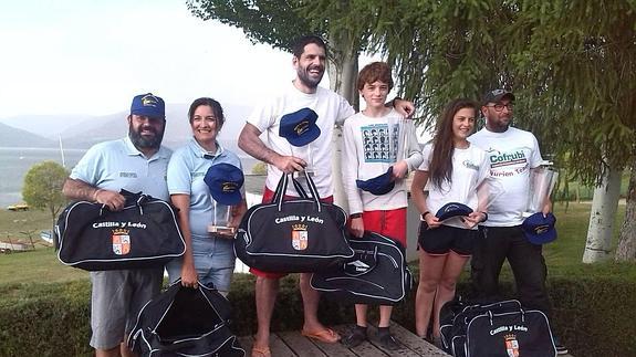 El podio del campeonato. 