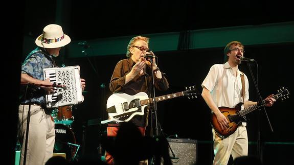 The Cadillac Kings, anoche en el Laboratorio de las Artes de Valladolid. 