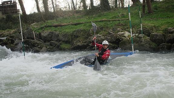 David Llorente, en una anterior competición.