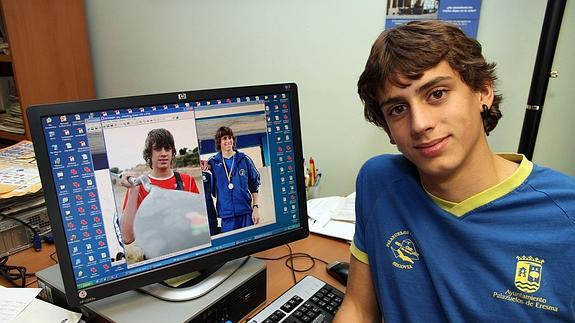 El piragüista segoviano David Llorente. 