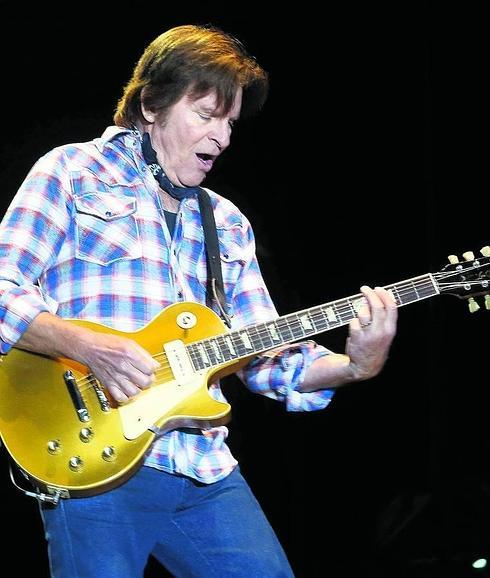 John Fogerty, durante el concierto. 
