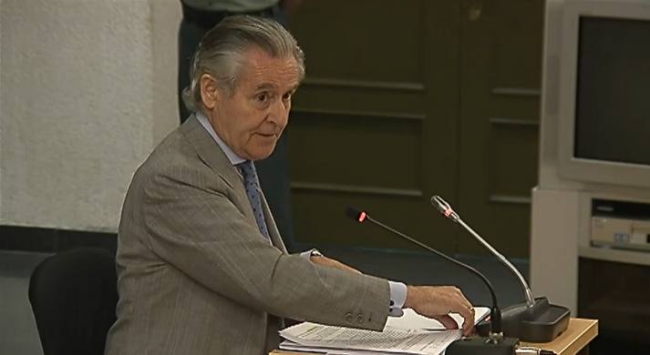 Miguel Blesa durante su declaración. 