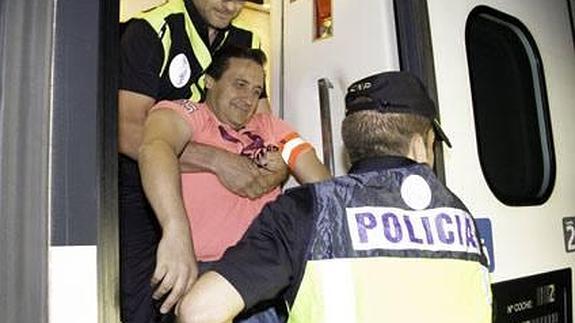 Simulacro de incendio en el túnel del AVE del Pinar de Antequera