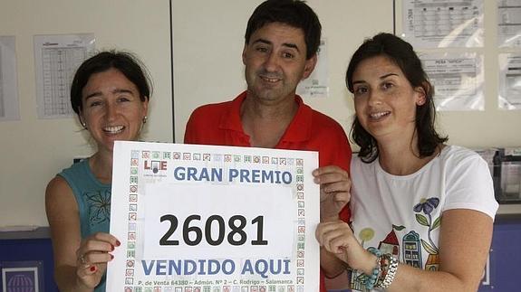 La Lotería Nacional deja 8,3 millones de euros en Ciudad Rodrigo