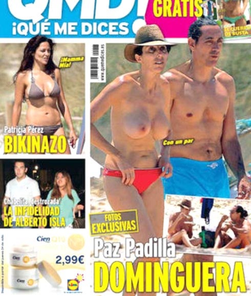 Paz Padilla, en topless