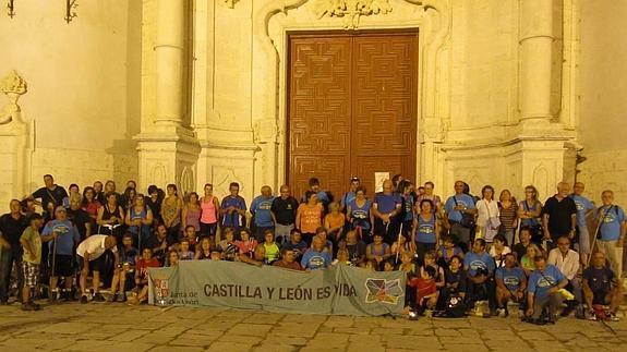 Peregrinación nocturna entre Rueda y Tordesillas en honor a Santiago Apóstol