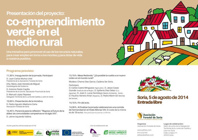 La Asociación Forestal de Soria perfila el proyecto 'Co-emprendimiento verde en el medio rural'