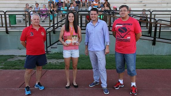 Antonio RequerO (izquierda), Sara Gómez, Javier Arranz y José Antonio Manrique. 