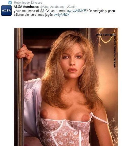 Alsa promociona con un desnudo una aplicación en Twitter