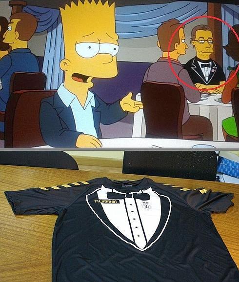 Los Simpsons ponen en duda la originalidad de la camiseta smoking de la Cultural El Norte de Castilla