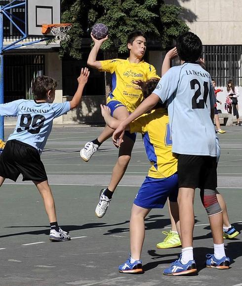 Encuentro de balonmano.