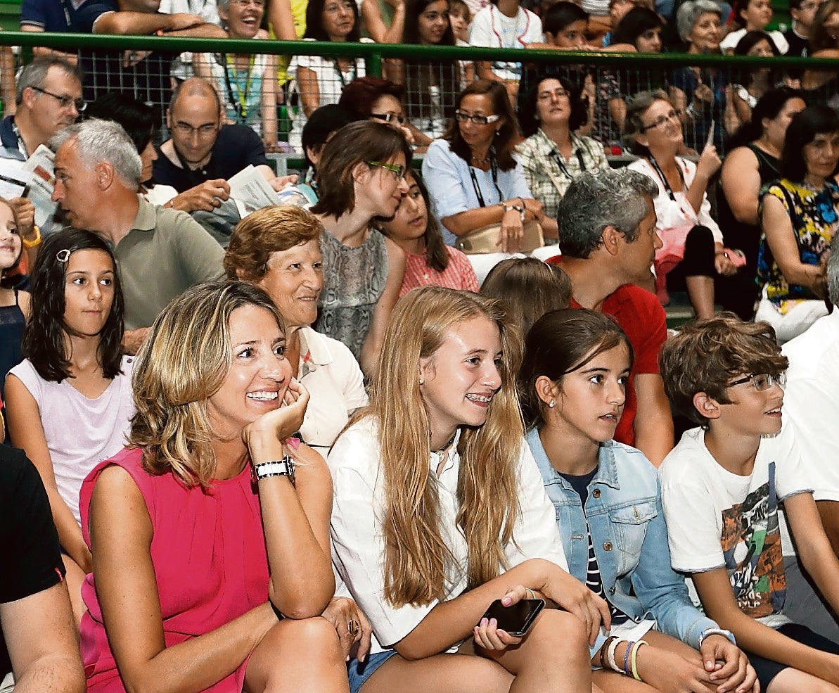 Alicia García formó parte del público en el montaje del Ballet de Burgos. 