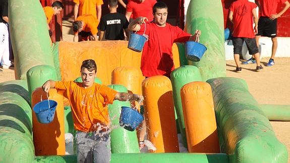 de las divertidas pruebas realizadas por los participantes