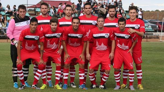 Once inicial de Unionistas de Salamanca ante el Villamayor. 