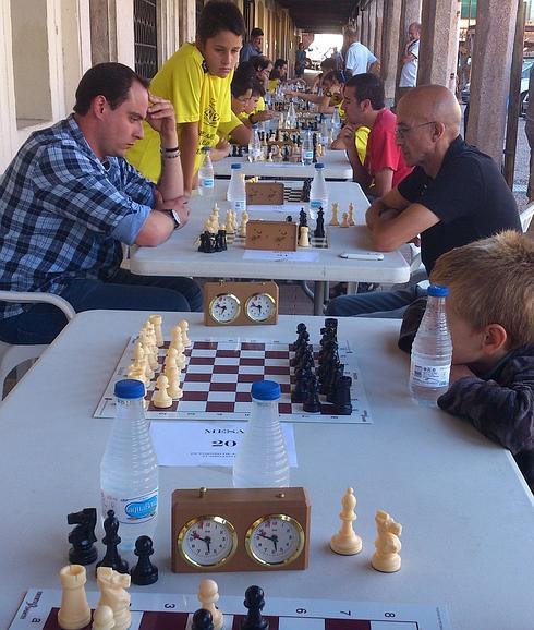 Momento del campeonato de Turégano. 