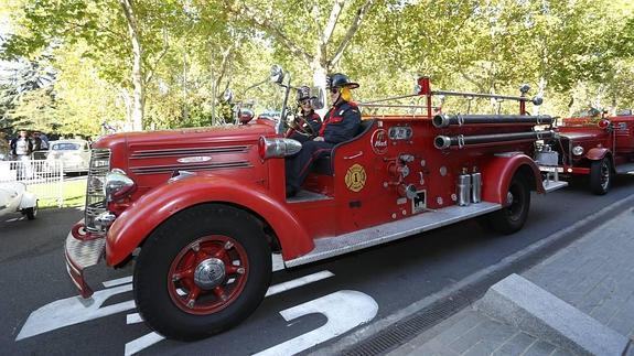 Camión de bomberos vintage. 