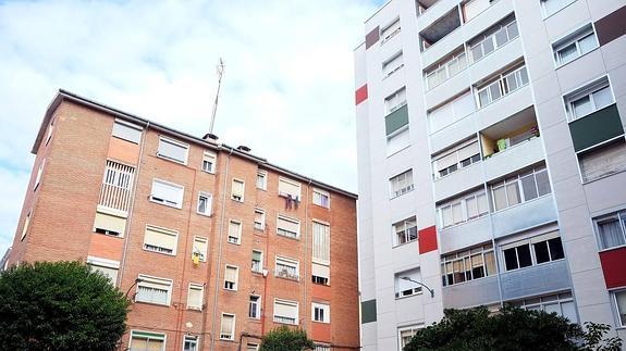 Inmuebles de La Rondilla. En blanco, el remozado con el ARI.