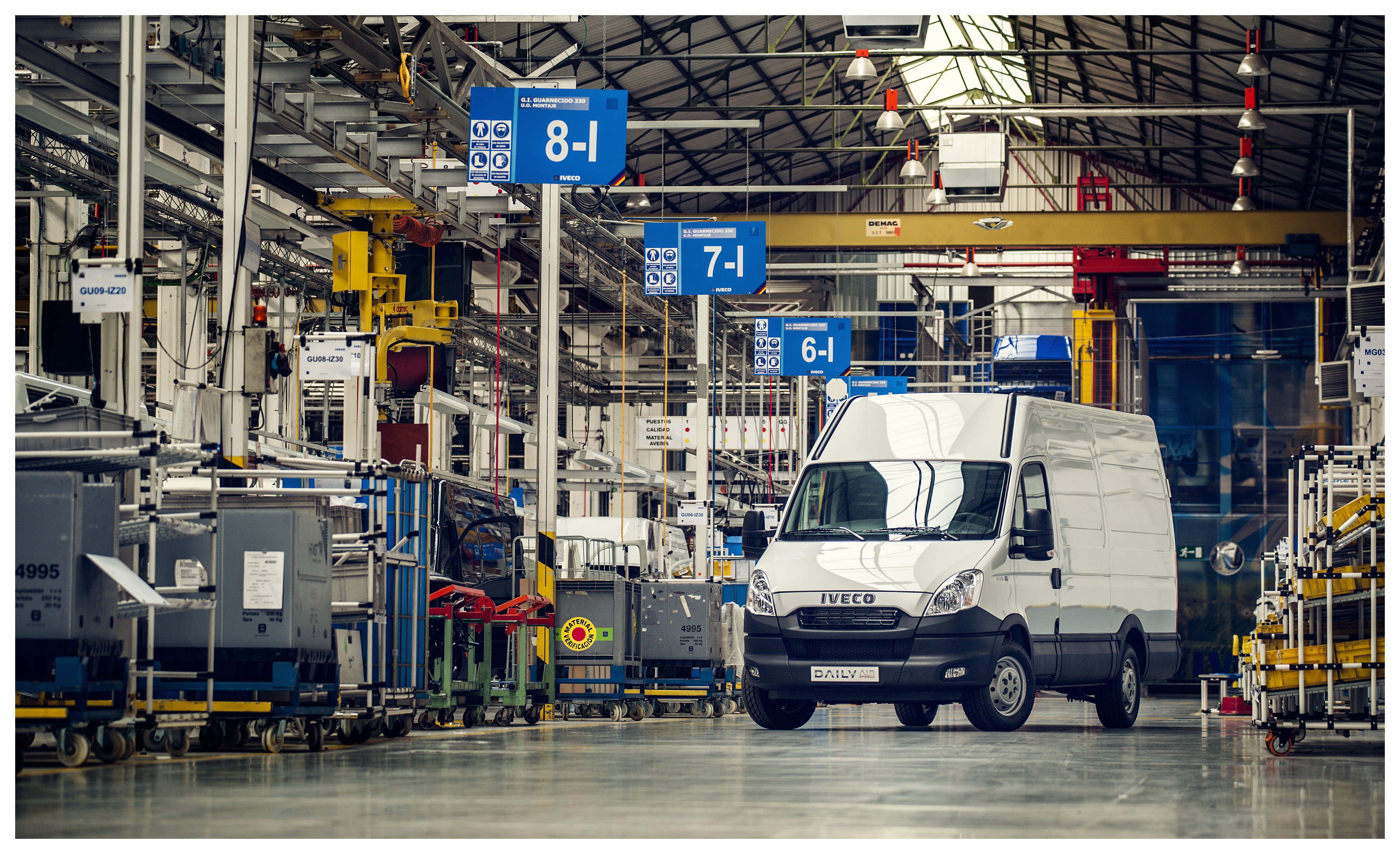 La planta de Iveco en Valladolid produce el modelo Daily ‘clásico’ en versiones furgón y chasis cabina.