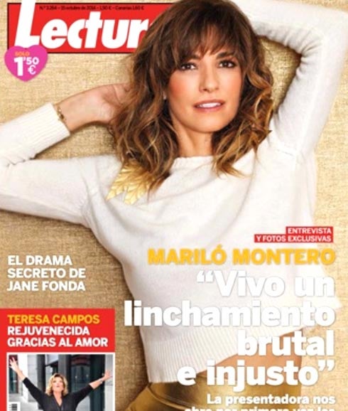 Mariló Montero protagoniza la portada de 'Lecturas'
