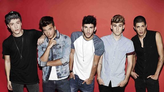 Los integrantes de Auryn en un foto promocional. 