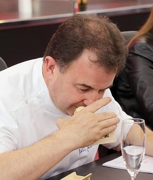 Martín Berasategui, presidente del jurado del X Concurso Nacional de Pinchos de Tapas en la ciudad del Pisuerga.