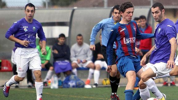Momento de un partido de Primera Provincial de esta temporada. 