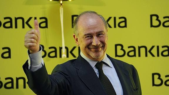 Rodrigo Rato, el 20 de julio de 2011, día de la salida a Bolsa de Bankia