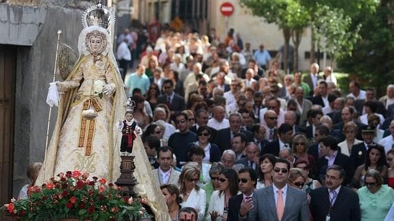 Procesión de la Virgen de la Concha en Zamora. 