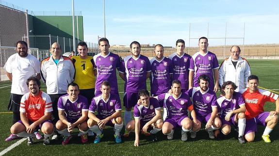 Plantilla del Atlético Hontanares. 