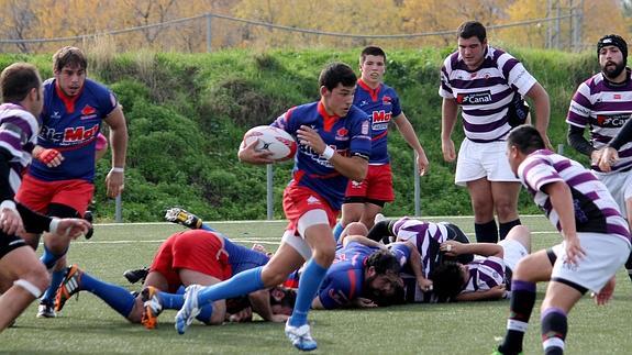 Momento del partido del Bigmat Tabanera Lobos. 