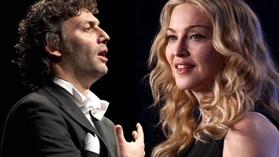Madonna y el tenor Jonas Kaufman