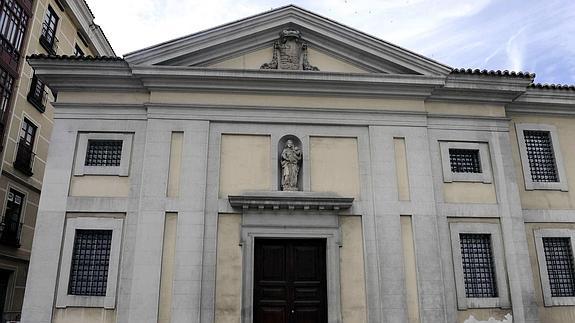 Fachada del Monasterio de San Joaquín y Santa Ana, en Valladolid, donde se realizaron los exorcismos.