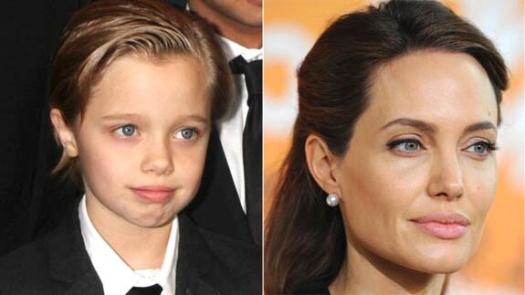 Shiloh y Angelina Jolie