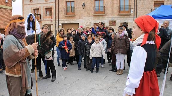 Belén viviente en Simancas. 