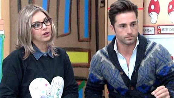 Chenoa en el programa de Bustamante 'Fuera de clase'