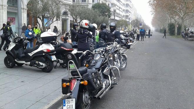 Acera de Recoletos de Valladolid a media mañana. 