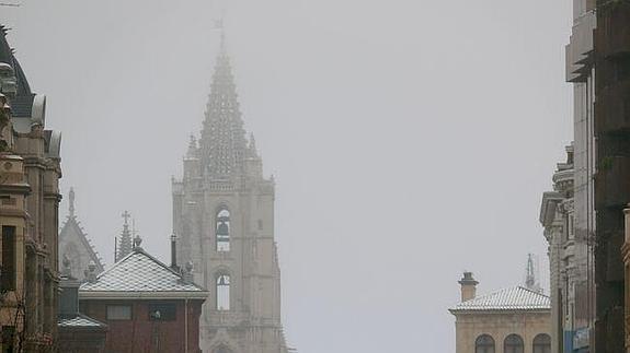 Nieve en León.