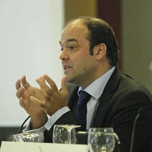 José Carlos Díez, durante su intervención en el Foro Económico de El Norte.