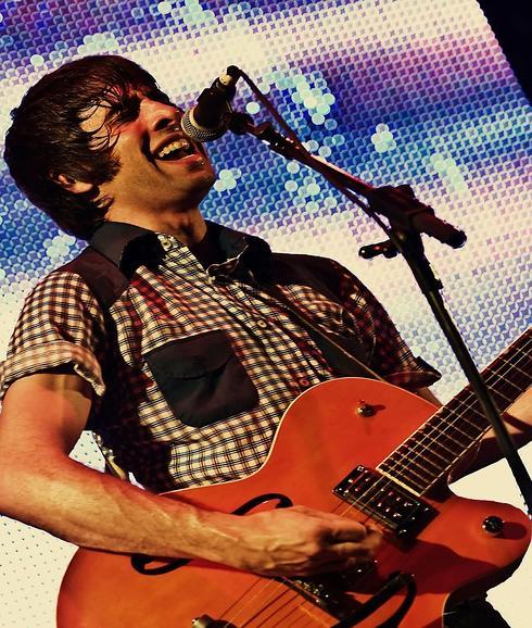 Pedro de Dios, cantante y guitarrista del grupo Guadalupe Plata. 