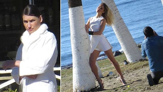Bar Refaeli y Eugenia Volodina posan bajo el sol de Marbella