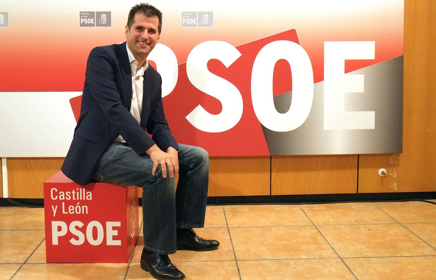 Luis Tudanca, secretario autonómico del PSOE de Castilla y León.
