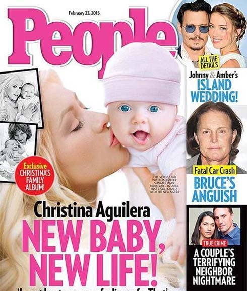 Christina Aguilera con su hija Summer Rain