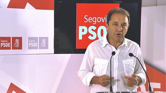 Juan Luis Gordo, secretario del PSOE en Segovia. El Norte