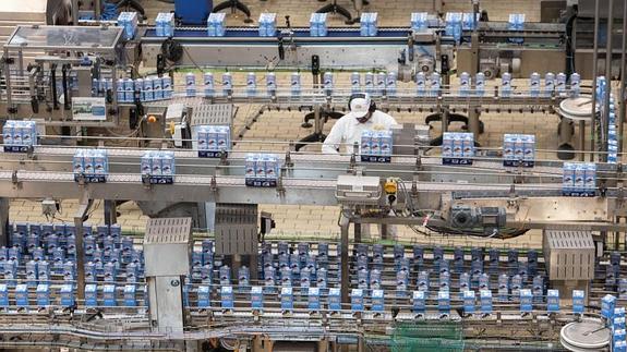 Instalaciones de Calidad Pascual en Aranda de Duero.