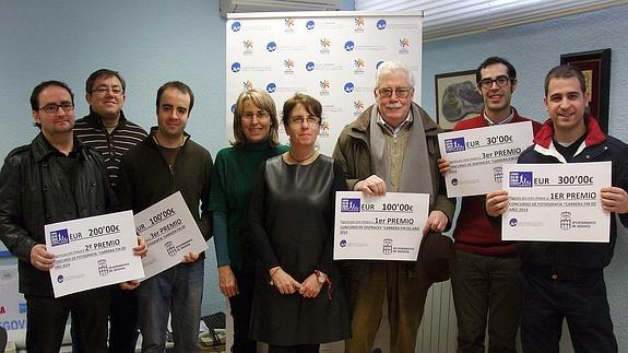 Momento de la entrega de premios. 