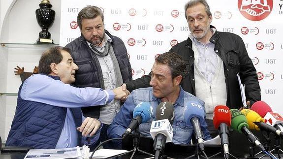 Víctor Fernández, José Luis Villares, Juanjo Díez y Jesús Magadán.