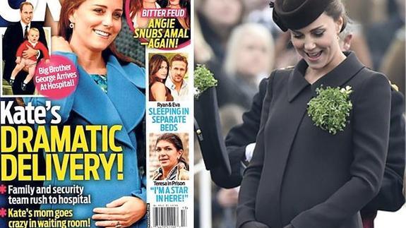 La revista 'OK USA' con la información de Kate Middleton.