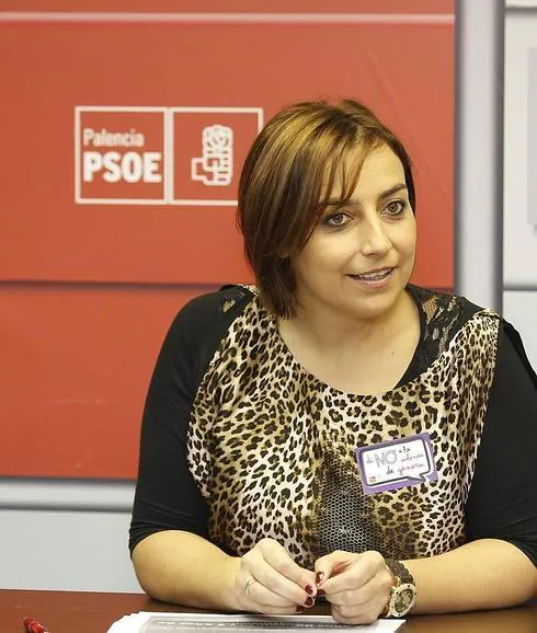 Miriam Andrés Prieto, candidata del PSOE al Ayuntamiento de Palencia.