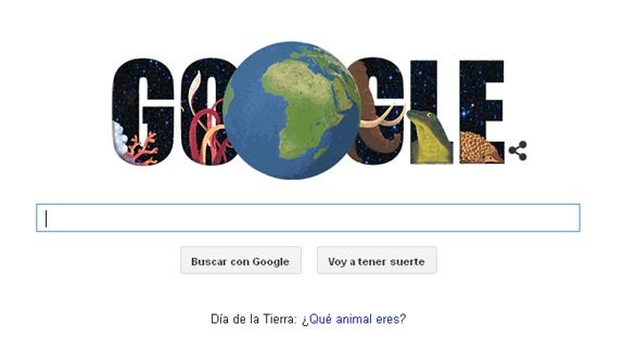 El doodle de hoy de Google.