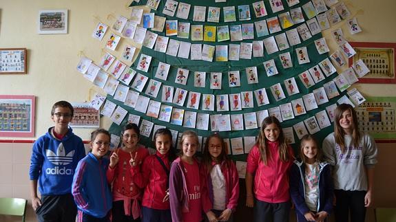 Un árbol de cuento en el colegio La Villa